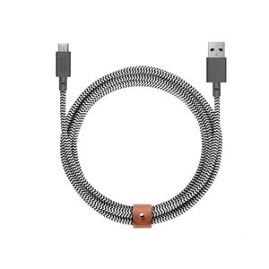 Native Union Lightning to‎ USB-A 10 ft 3 m Braided Cable MFi-Certified Zebra NEW